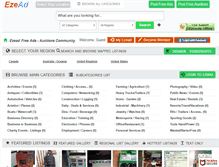 Tablet Screenshot of ezead.com